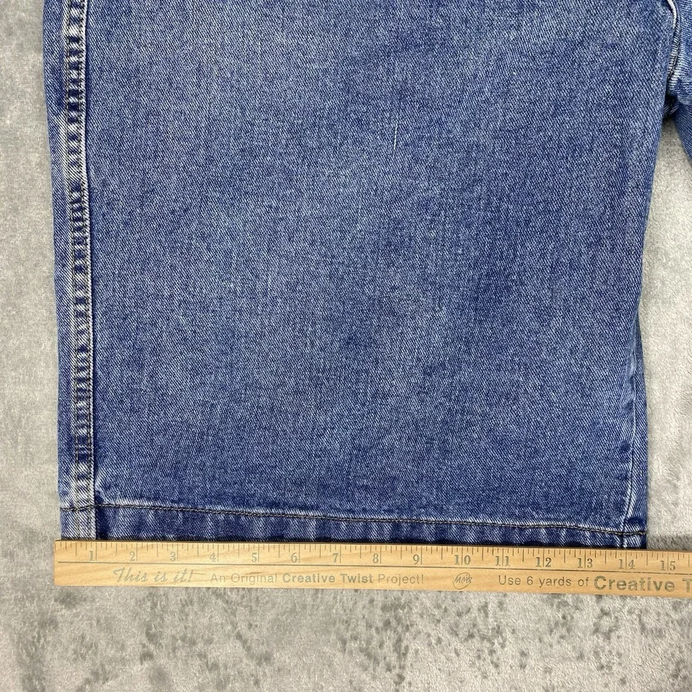 Vintage Zonz Shorts Mens Size 42 Blue Baggy Fit Denim Jean Jorts Skater 90s‎ Y2K